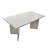 Extendable Faux Marble Dining Table for 6-10, Modern Rectangular Expandable Kitchen and Conference Table(Table Only)