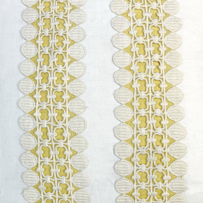 Striped Linen Throw Pillow