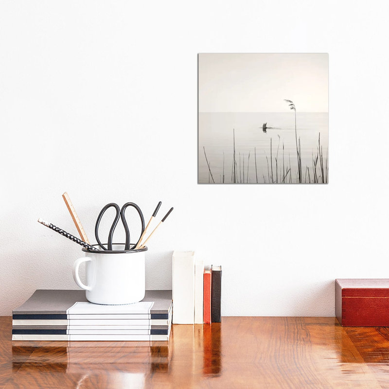 Diving Swan by Lena Weisbek - Wrapped Canvas Print, 30.48 cm H x 30.48 cm W