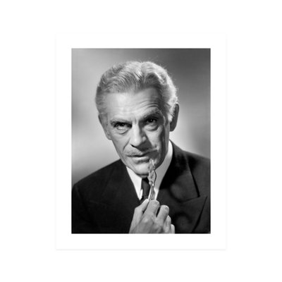 " Close-up Of Boris Karloff "