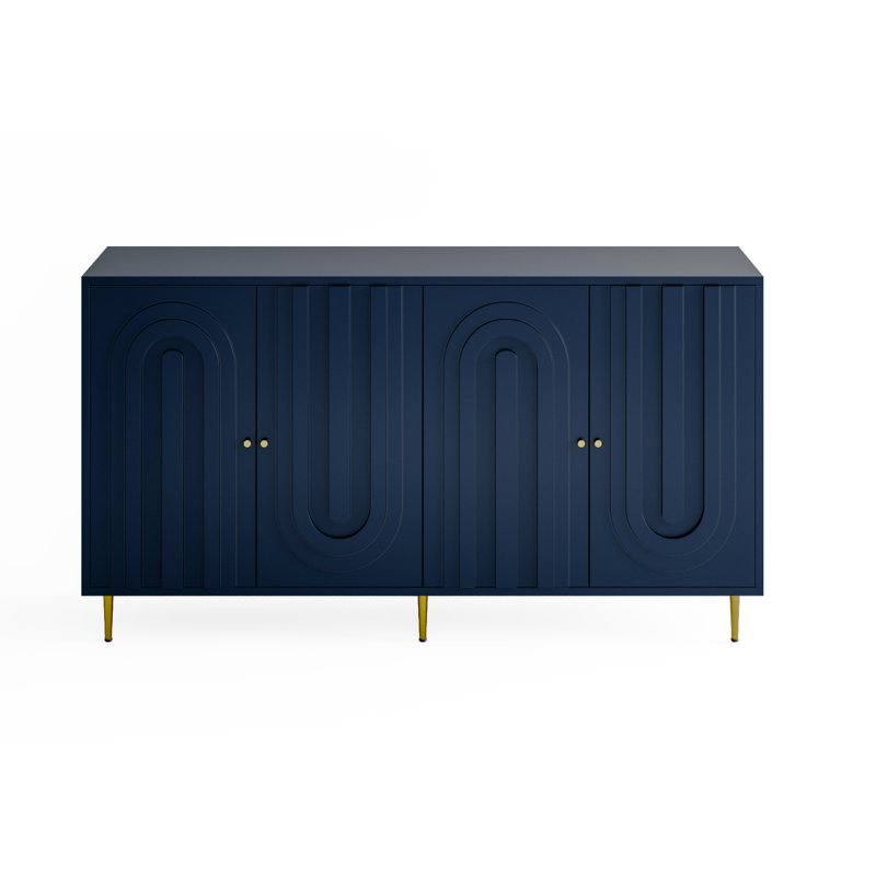 Buffet de bureau Divith , Bleu