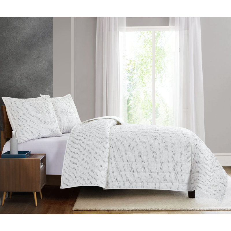 RAIN QLTSET WHITE/BLACK QUEEN, QUEEN
