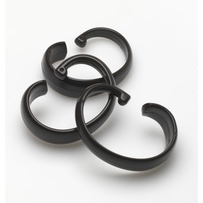 Jamarl Plastic Rust Resistant Shower Curtain Hook