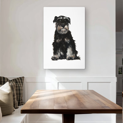 Miniature Schnauzer Metal Print | Bedroom Animals Decor