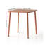 Table carrée pour l'extérieur Brick Red