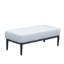 Banc d'extérieur en aluminium avec coussin