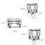 Ensemble de tables basses 3 pièces Gurjinder