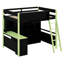 Lit mezzanine en bois avec bureau-1631314618