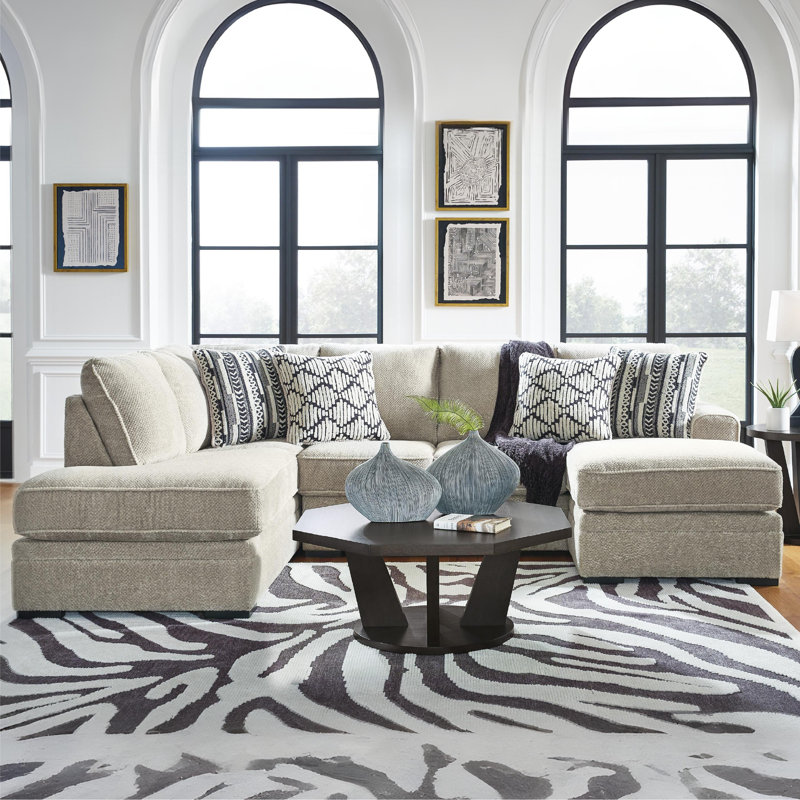 Springlake Upholstered U-Shaped Sectional, Left Hand Facing