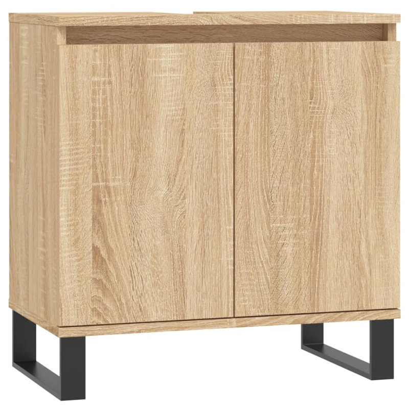 Mariapaula Floor Mounted Bathroom Cabinet, Sonoma Oak
