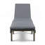 Chaise longue avec coussin