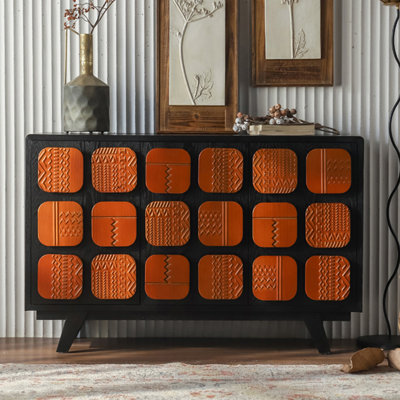 Americana Vintage Solid Wood Storage Cabinet