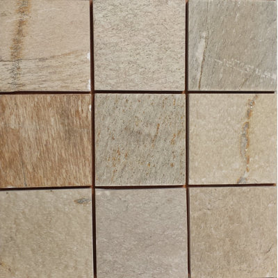 16" x 16" Slate Stone Look Wall & Floor Tile