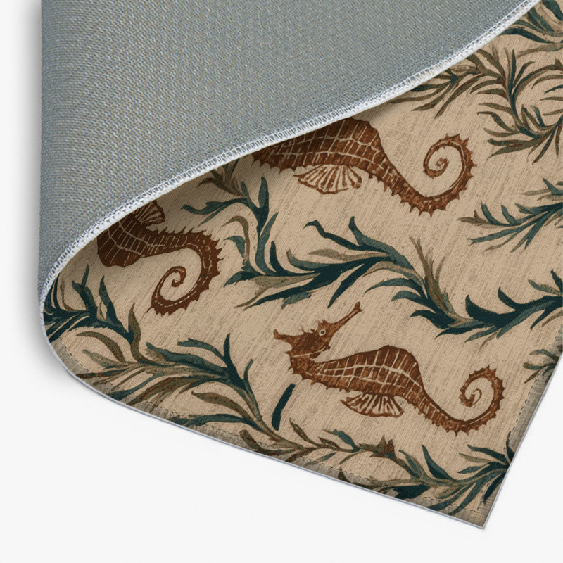 Tapis d'intérieur et d'extérieur brun Nature, Rectangulaire 2 pi x 3 pi