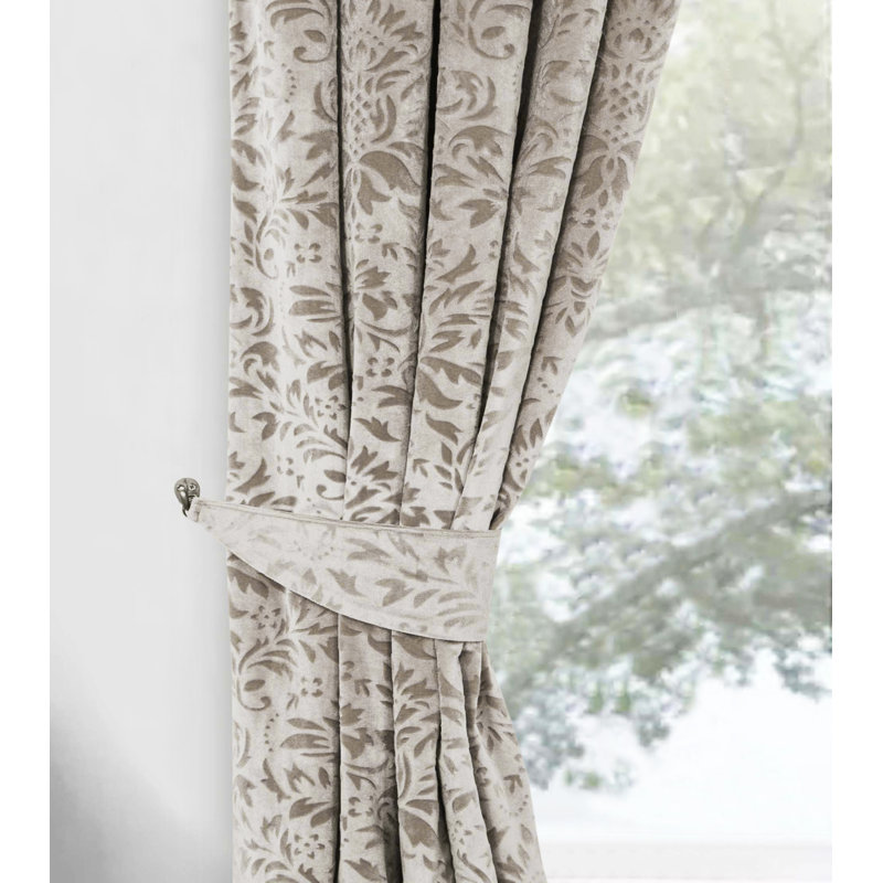Sevanna Room Darkening Tie Back Pair, Natural