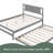 Full Platform Bed With Adjustable Trundle-1658048122