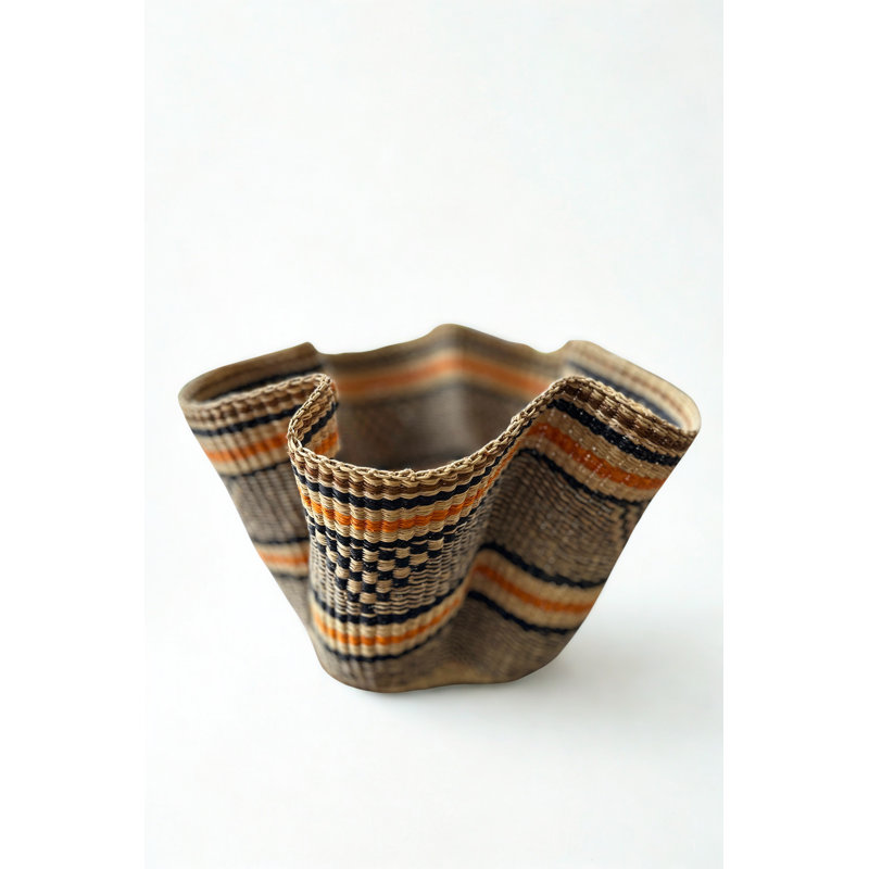 Handwoven Wave Basket