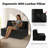 Boneless Folding Sofa Bed, Convertible Sleeper Chair with Pillow, Loveseat Fold Out Chair Bed, Memory Foam Floor Couch Mattress, Foldable Futon Couch Lounge for Living Room (Corduroy)-104722784-104722787