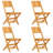 Tirmen Octagonal 4 - Person 85Cm Long Teak Dining Set