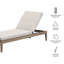 Chaise longue d'extérieur en teck Northlake-123103139