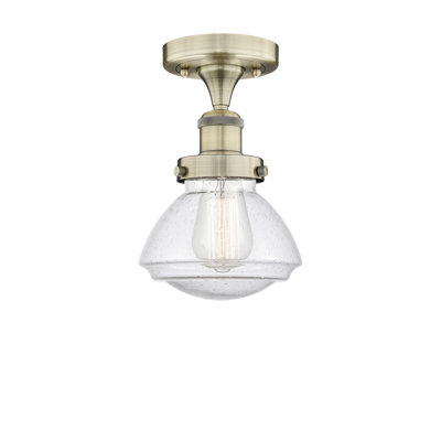 Almarosa Glass Semi Flush Mount