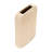 Decorative Rectangular Table Vase for Home Decor Accent - Modern Tall Flower Vase for Bookshelf, Console, and Living Room Display-346273456