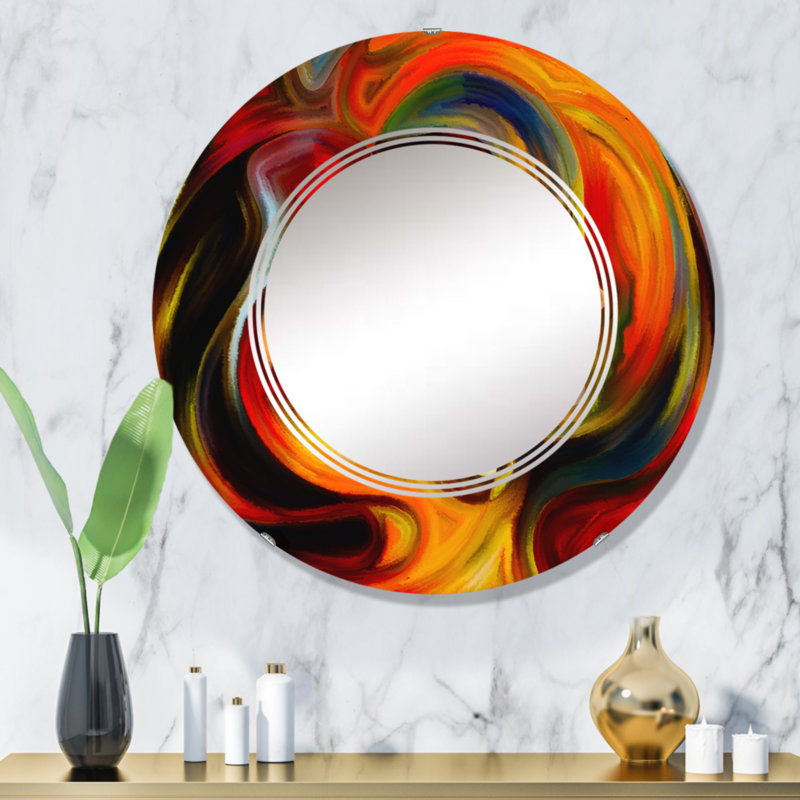 Circle Mirror, 32" x 32"