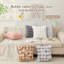 Ensemble de 2 housses de coussin en fausse fourrure de lapin 18 po x 18 po pour canapé et lit-117600097