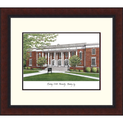 NCAA Murray St. Racers Legacy Alumnus Lithograph Picture Frame