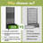 73"X35"X16 Metal Raised Planter With Trellis And Lockable Wheels, 12" Deep Drainage Holes, For Outdoor Gardening - , Versatile Solution Use