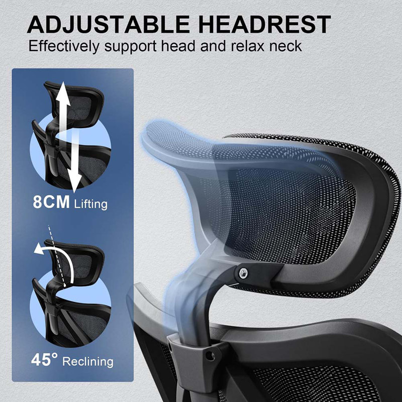 Ergonomic Game Chairs With 3 Way Armrests Lumbar Support And Adjustable Headrest High Back With Tilt Function (Black)