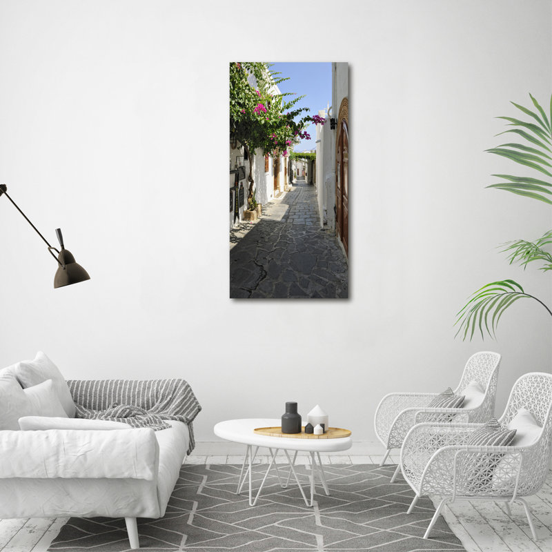 A Charming Path - Wrapped Canvas Print