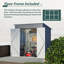 Remise en métal Lean-To-119305647-122510062
