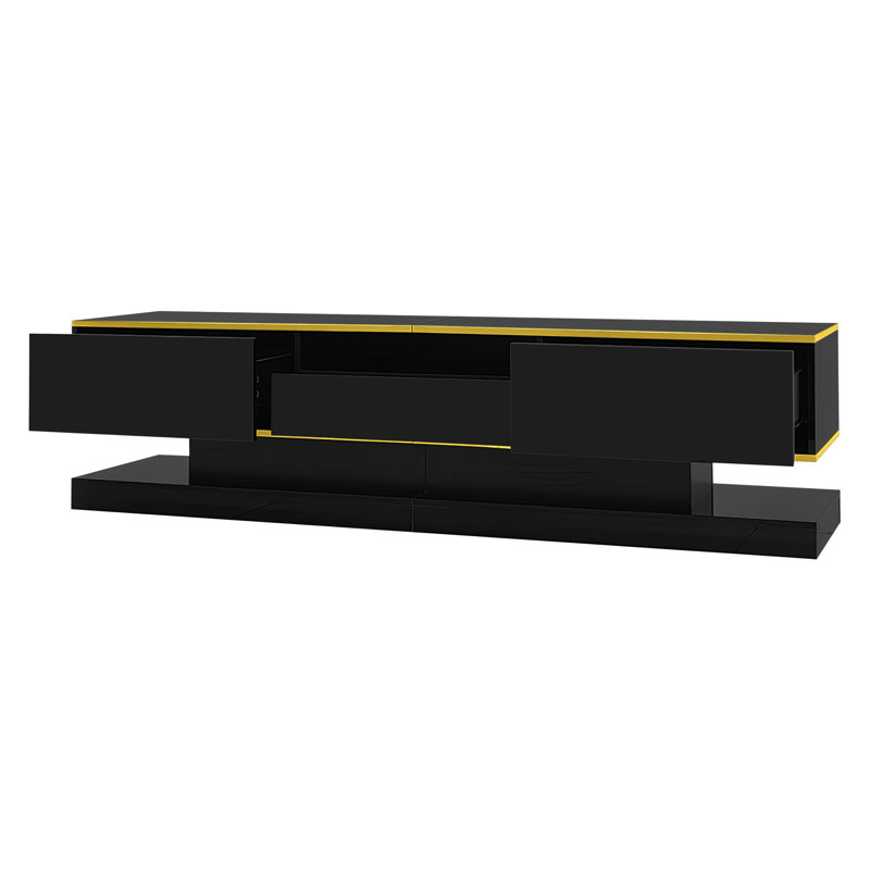 TV Stand for TVs up to 75", Black