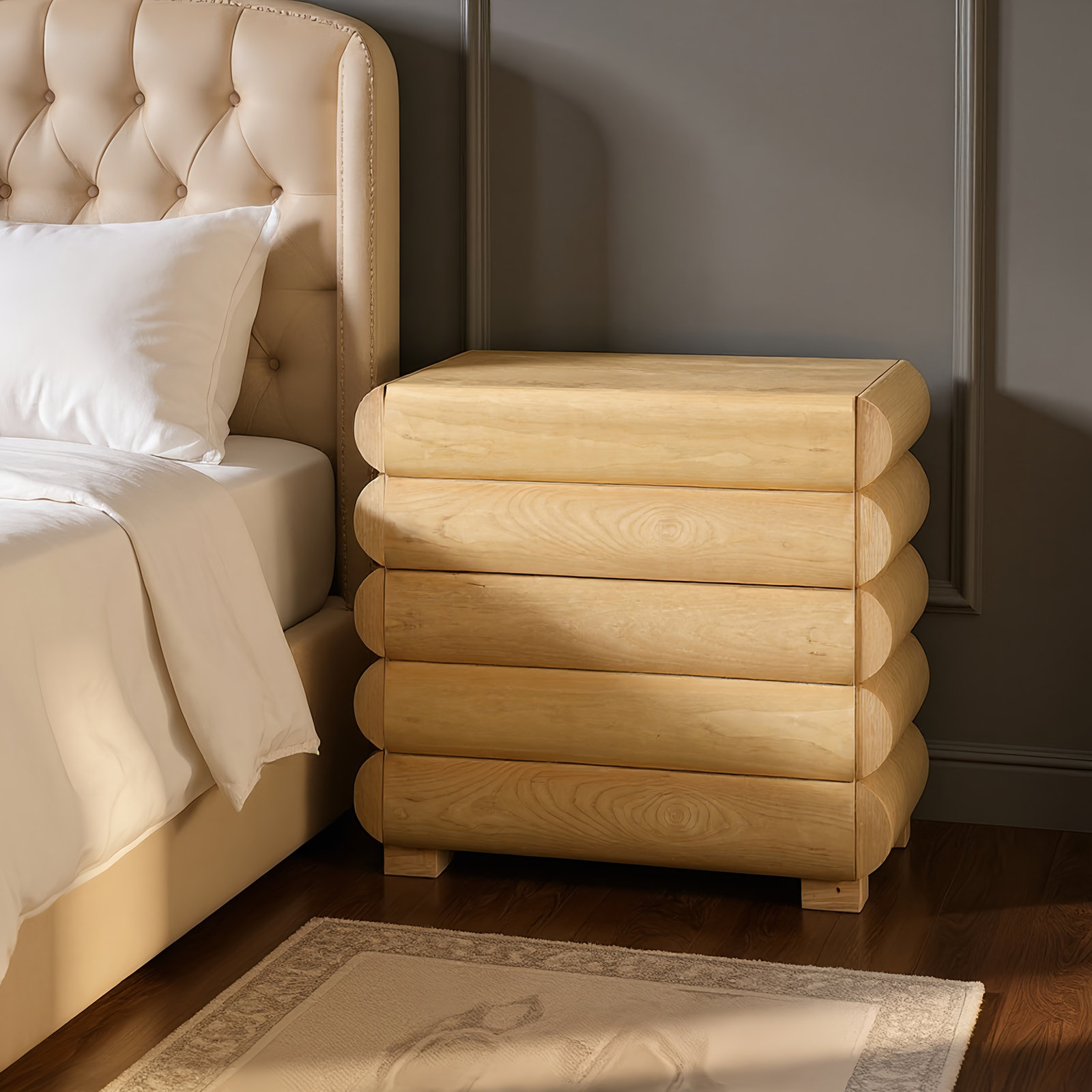 Maverick 2 - Drawer Nightstand, Natural