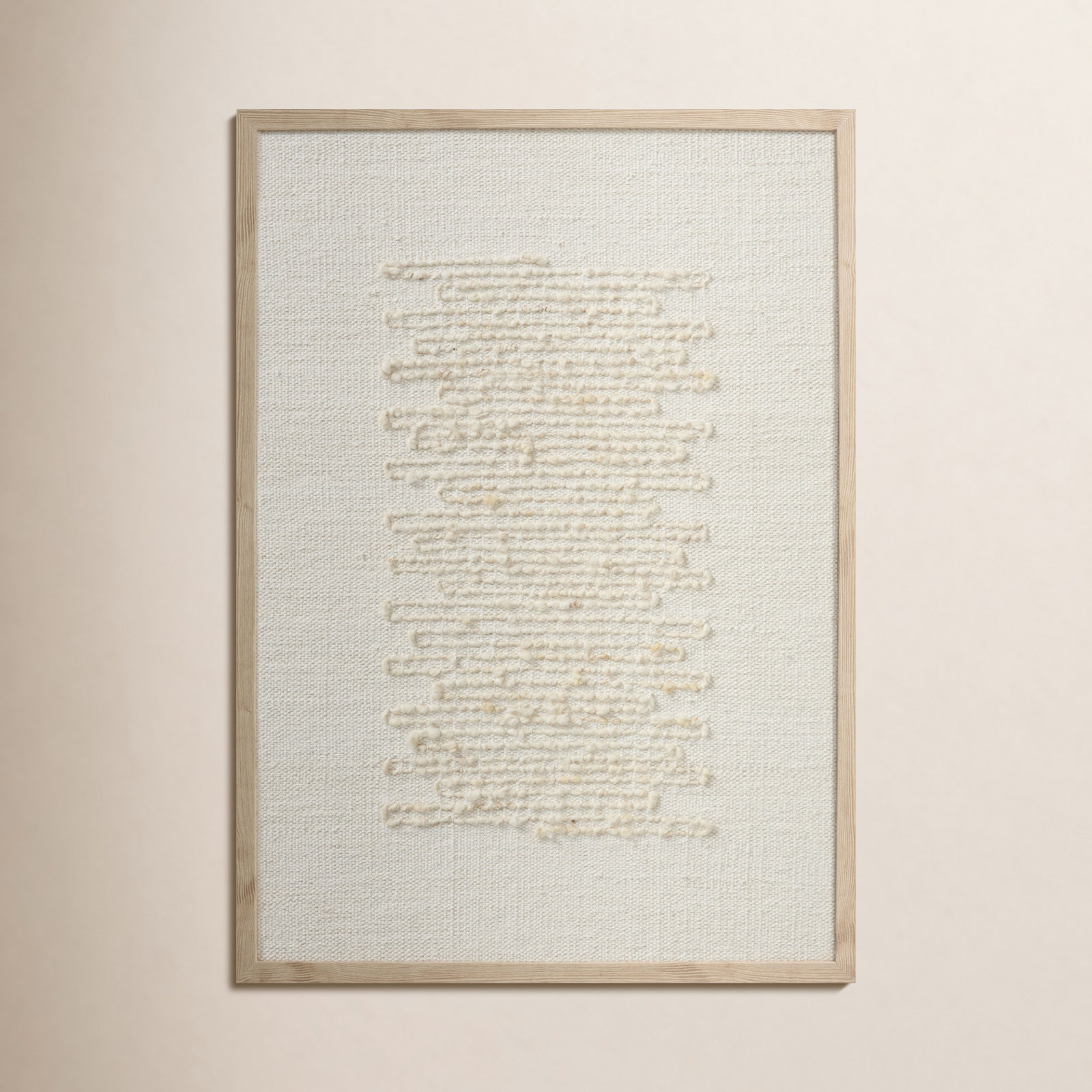 Amber Lewis x Loloi Mendocino Beige / Ivory 2'-6" x 3'-6" Wall Art