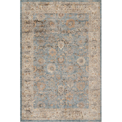 Zerivah Traditional Vintage Floral Area Rug
