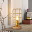 Lampe de table en bois massif Misleh