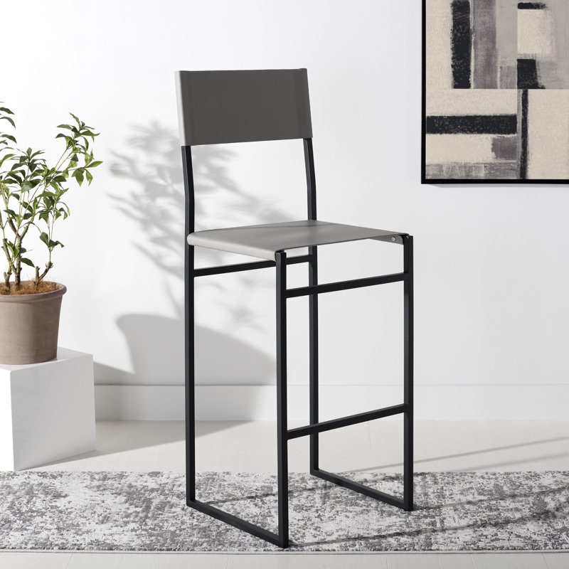 Tabouret de bar et de comptoir Fairbanks, Gris, Tabouret de bar (siège d'une hauteur de 30 po)