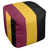 Maroon/Yellow/Black