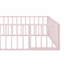 Structure de lit en métal avec clôture et porte-207706747-207706749