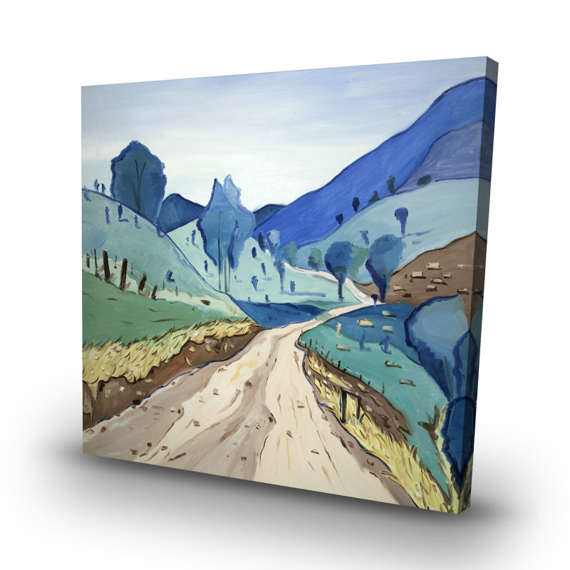 Tuscany trail - 32"x32" art on canvas