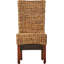 Chaise d'appoint Saratoga en abaca tissé naturel