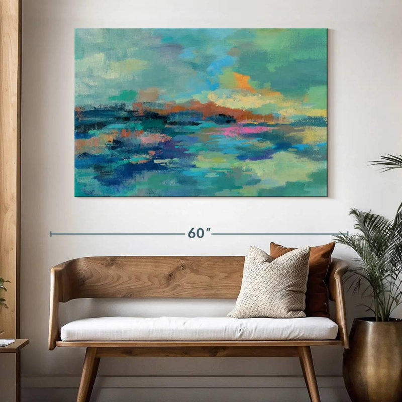 Avery Summer Seaside Abstract, H 34 po x l 51 po