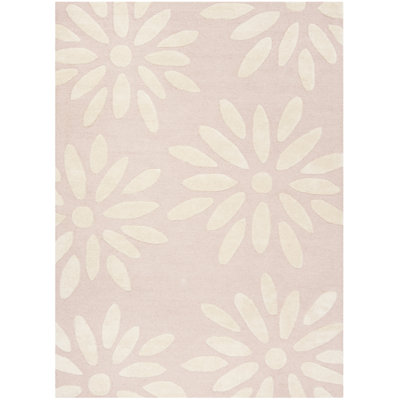 Floral Wool Hand Tufted Area Rug