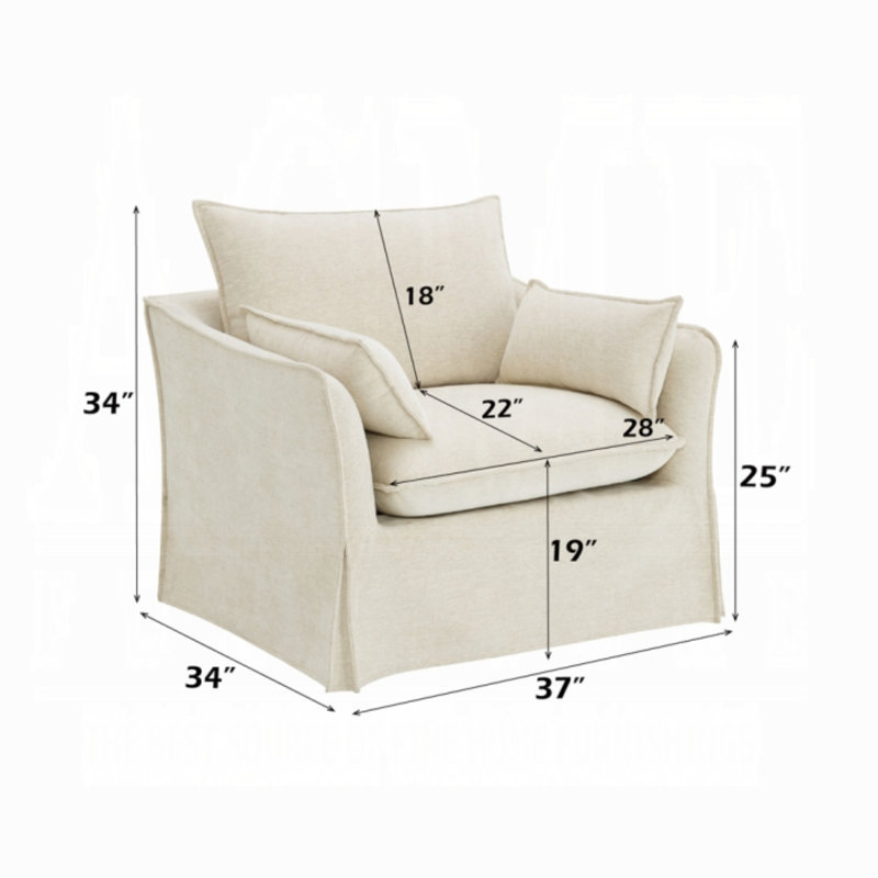Shane 3Pcs Living Room Sofa Set