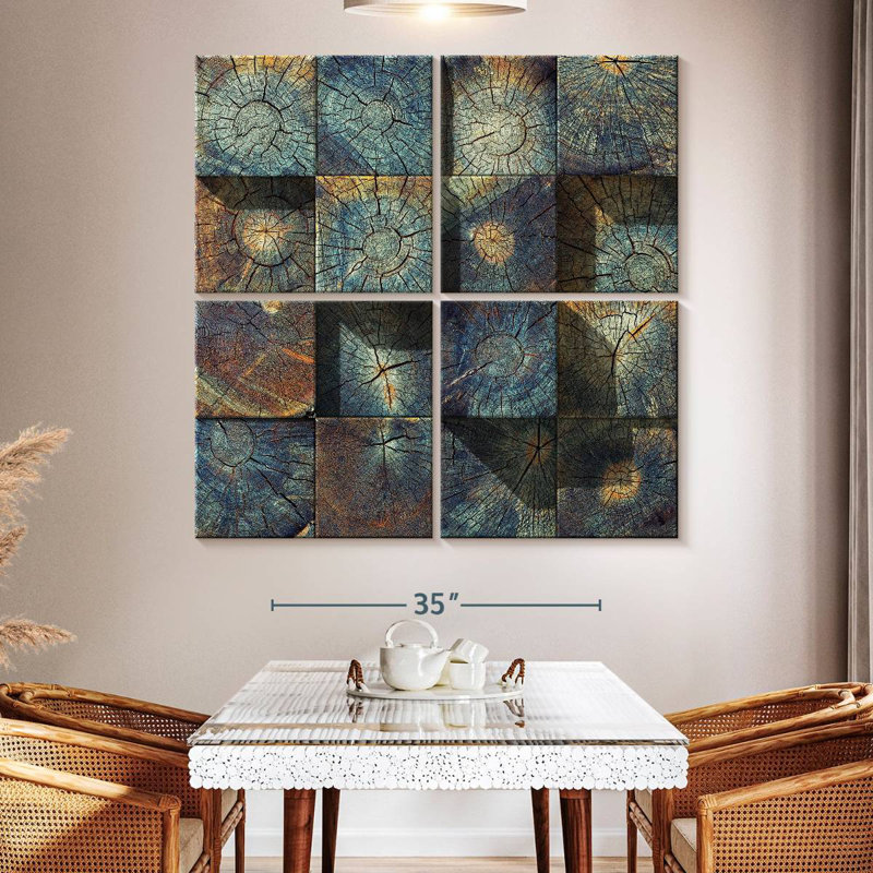 Tree Trunk Blocks, 50" H x 50" W