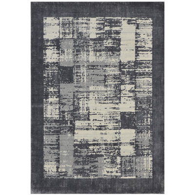 Area Rug in Silver