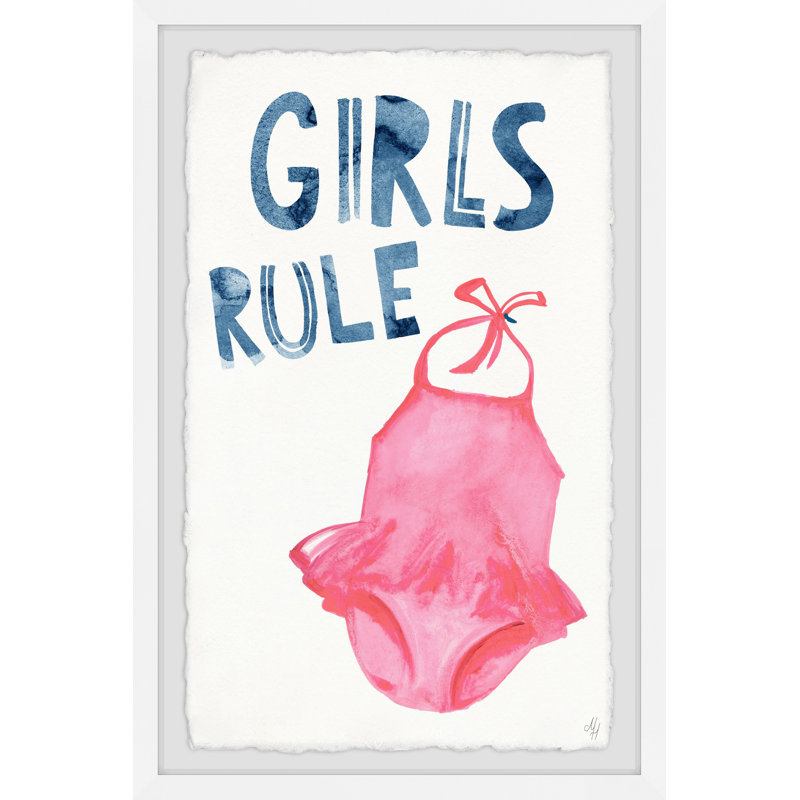 Uriel Girls Rule Swimsuit - Advertisement on Paper, 30cm H x 20cm W