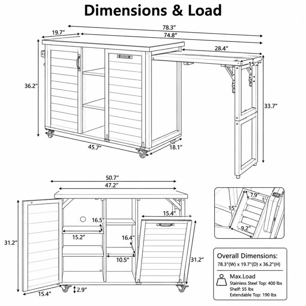 Dimensions du produit